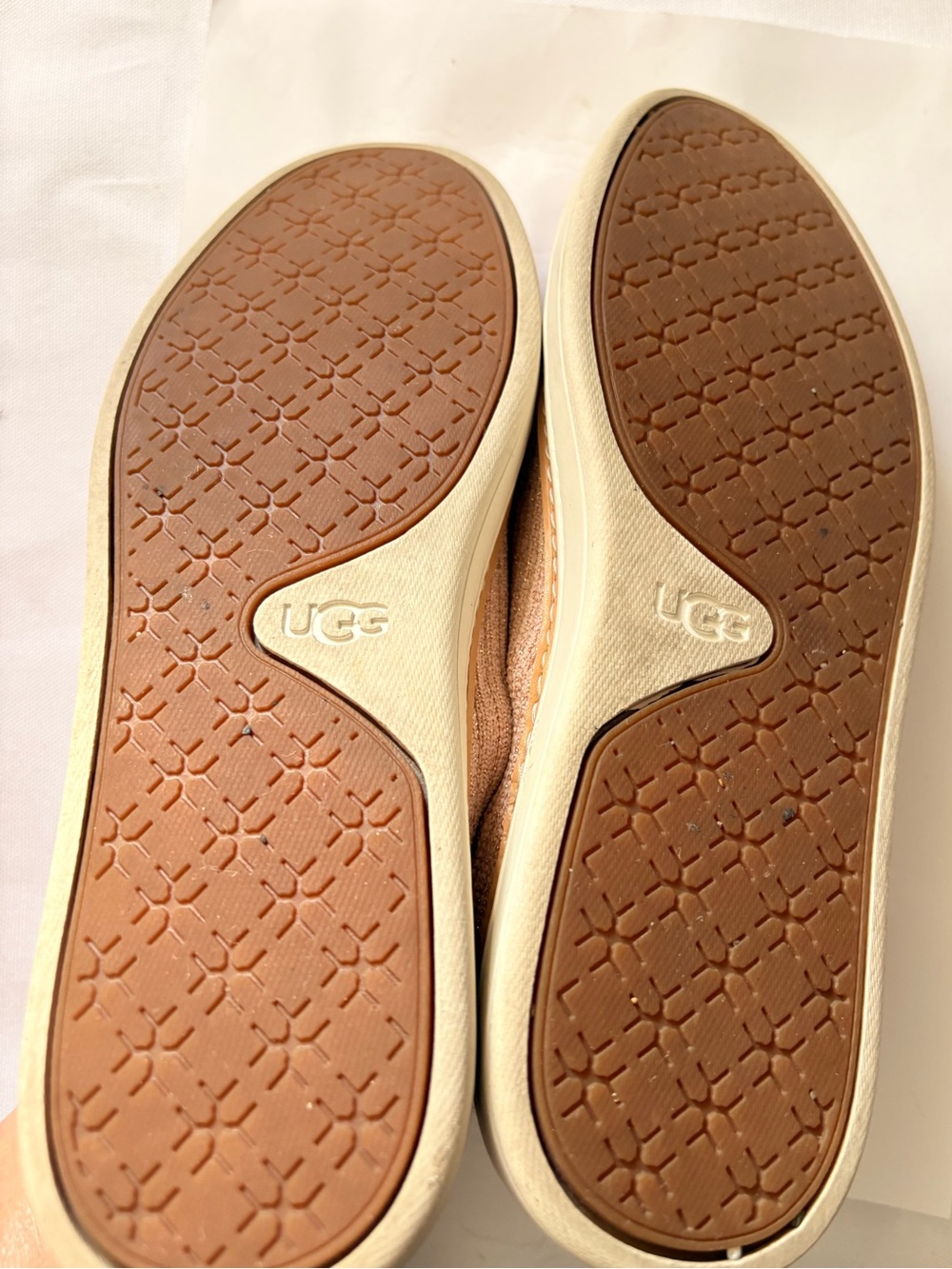 UGG Women's Slip-On Knit Loafers in Light Pink - Size 5 - Picture 5 of 5